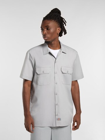 Regular fit Camicia 'WORK SHIRT' di DICKIES in grigio: frontale