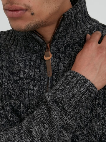 !Solid Strickpullover 'Pankraz' in Grau