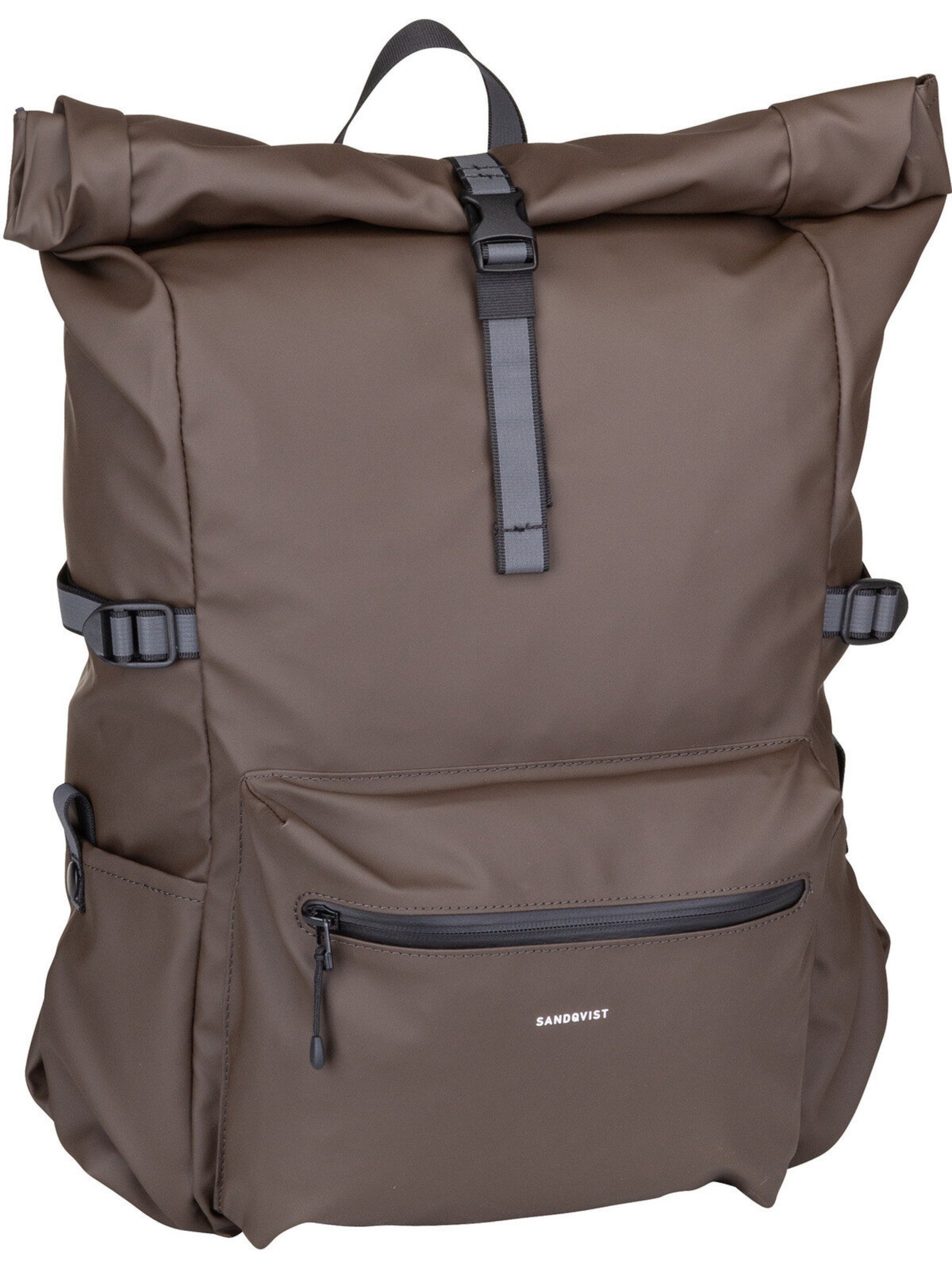 SANDQVIST Backpack ' Ruben 2.0 ' in Brown: front