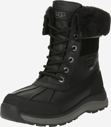 UGG Ботинки на шнуровке 'Adirondack' в Черный: спереди