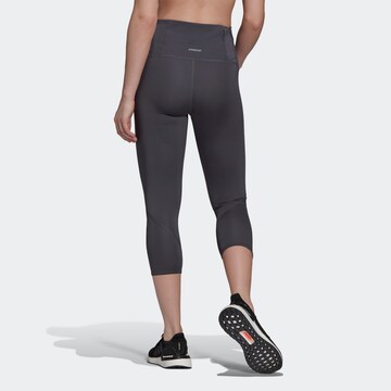 ADIDAS SPORTSWEAR Skinny Sportovní kalhoty – šedá