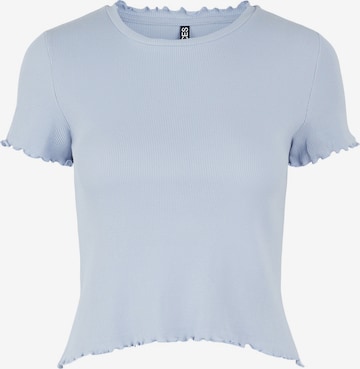 T-shirt PIECES en bleu : devant