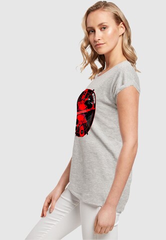 ABSOLUTE CULT Shirt 'Deadpool - Good Bad' in Grey