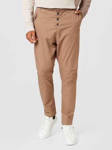 IMPERIAL Regular Trousers in Beige: front