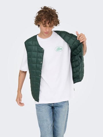 Only & Sons Футболка 'ONSNATHAN' в Белый