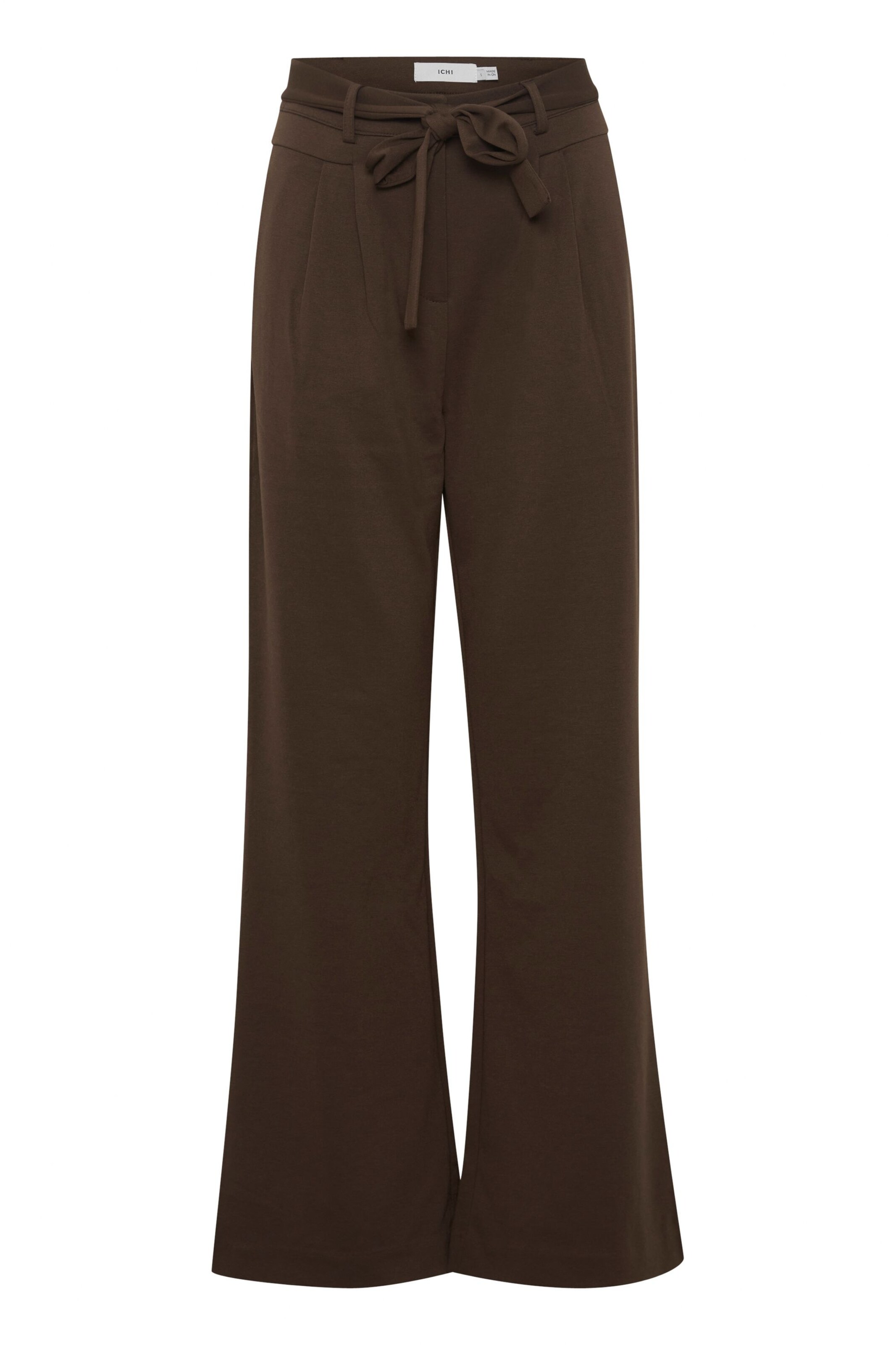 Loosefit Pantalon 'Monse' ICHI en marron : devant