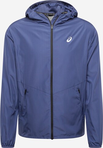 Veste de sport 'Accelerate' ASICS en bleu : devant