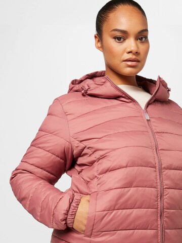 ONLY Carmakoma Jacke 'Tahoe' in Pink