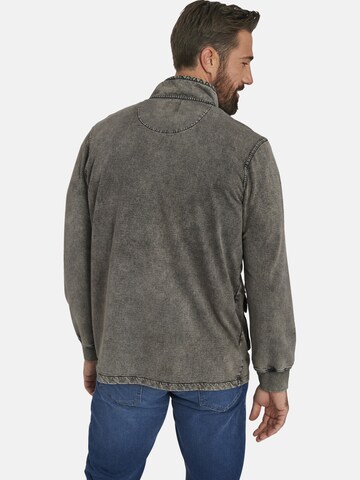 Jan Vanderstorm Zip-Up Hoodie ' Gangolf ' in Grey