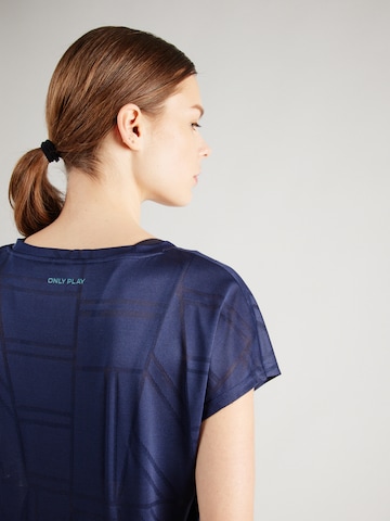 ONLY PLAY Functioneel shirt 'FINA' in Blauw