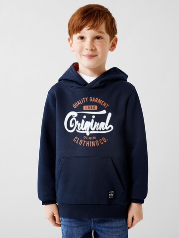 NAME IT Sweatshirt 'Leco' i blå: framsida