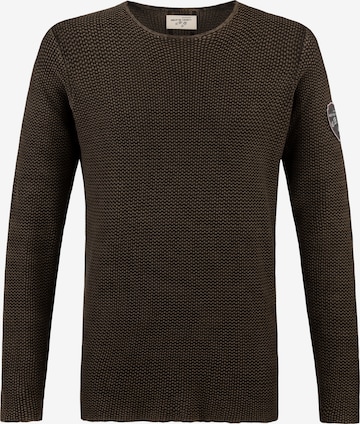 STOCKERPOINT Sweater 'Pedro' in Brown: front
