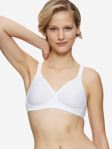 TRIUMPH T-shirt Bra 'Modern Soft & Cotton' in White