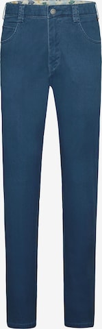 Pantalon chino MEYER en bleu : devant