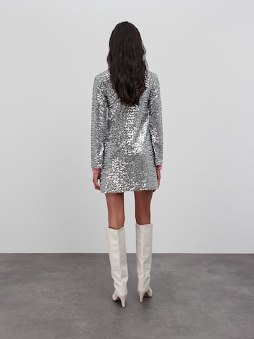 EDITED Dress 'Dascha' in Silver