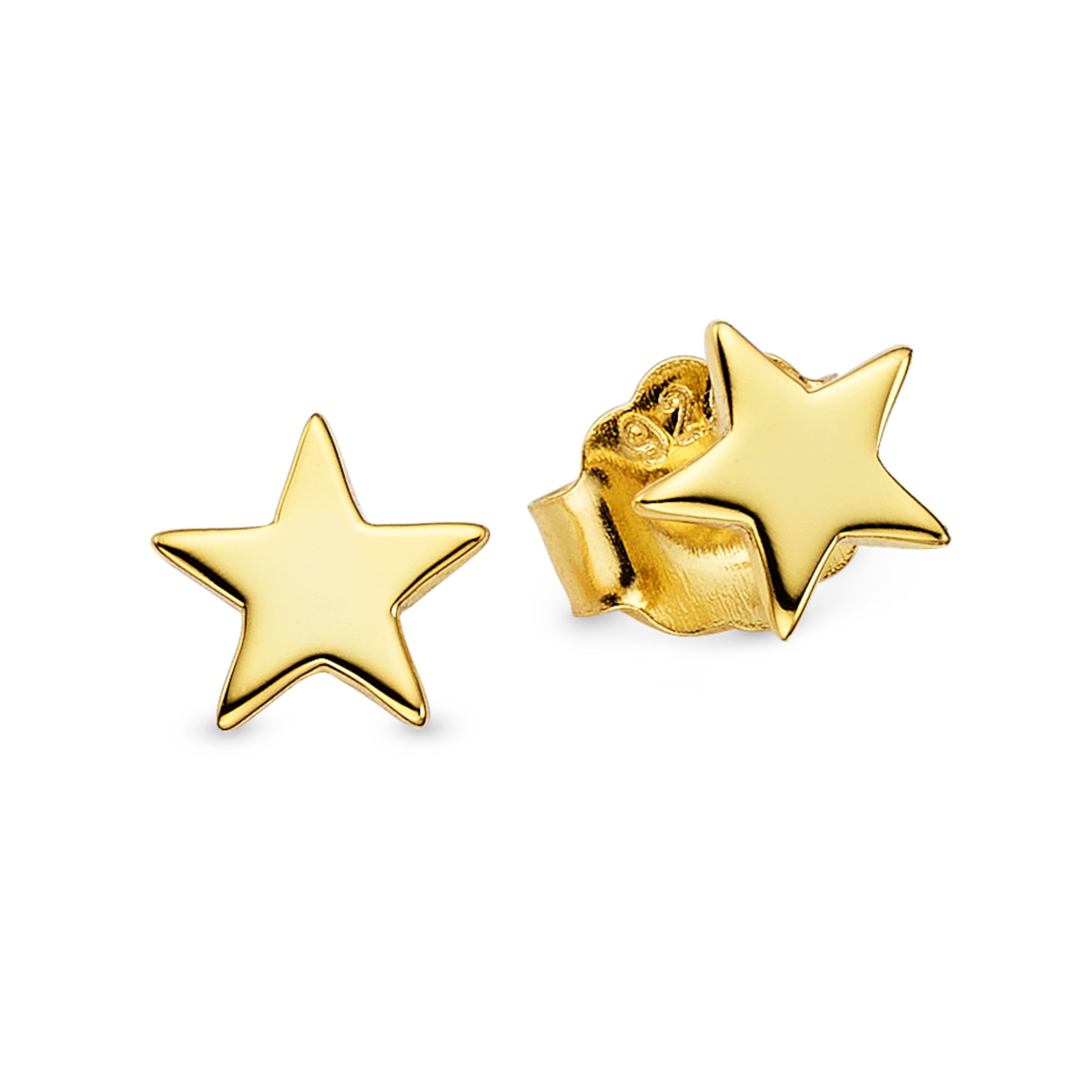 Bruno Banani LM Ohrstecker in Gold: Vorderseite