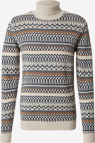 Pull-over BLEND en beige : devant