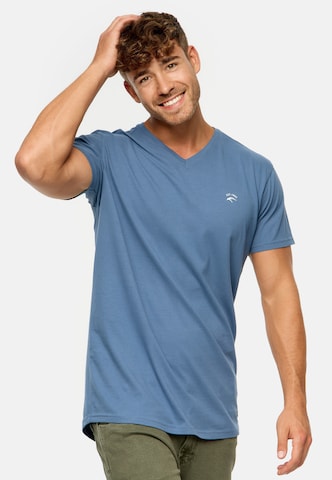 INDICODE JEANS Shirt 'Clever' in Blau: predná strana
