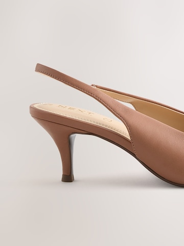 Escarpins à bride arrière 'Forever Comfort' Next en marron