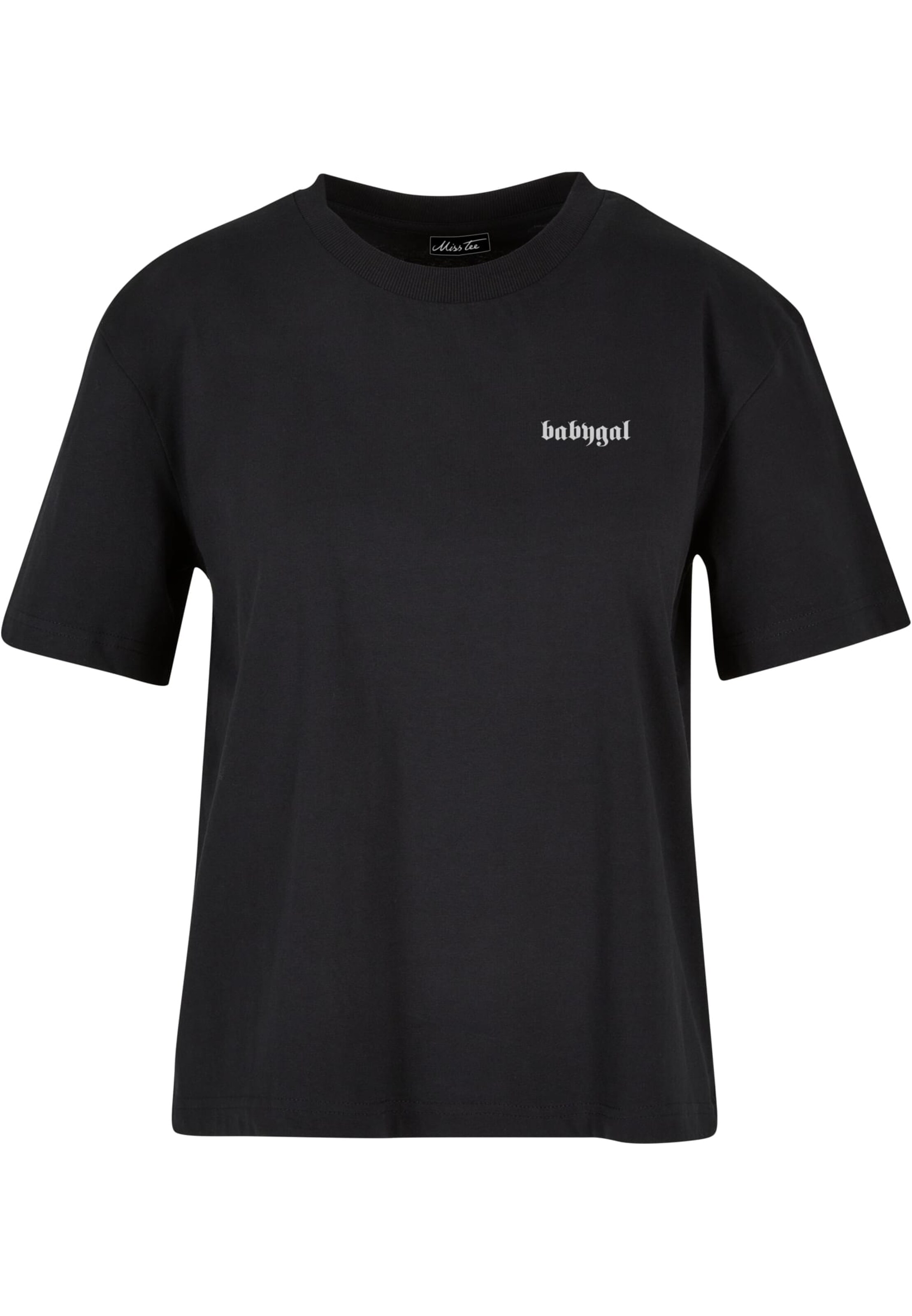 T-shirt 'Babygal' Mister Tee en noir : devant