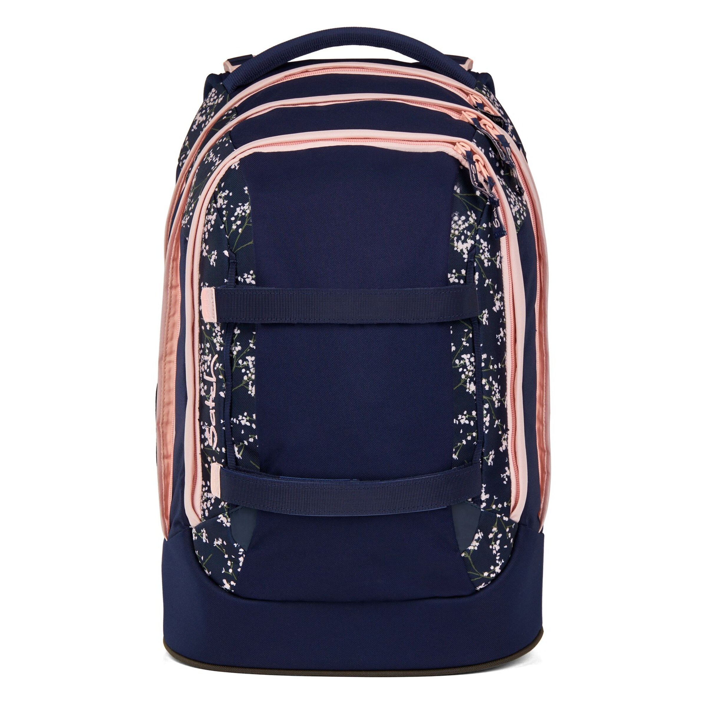 Satch Backpack in Blue: front