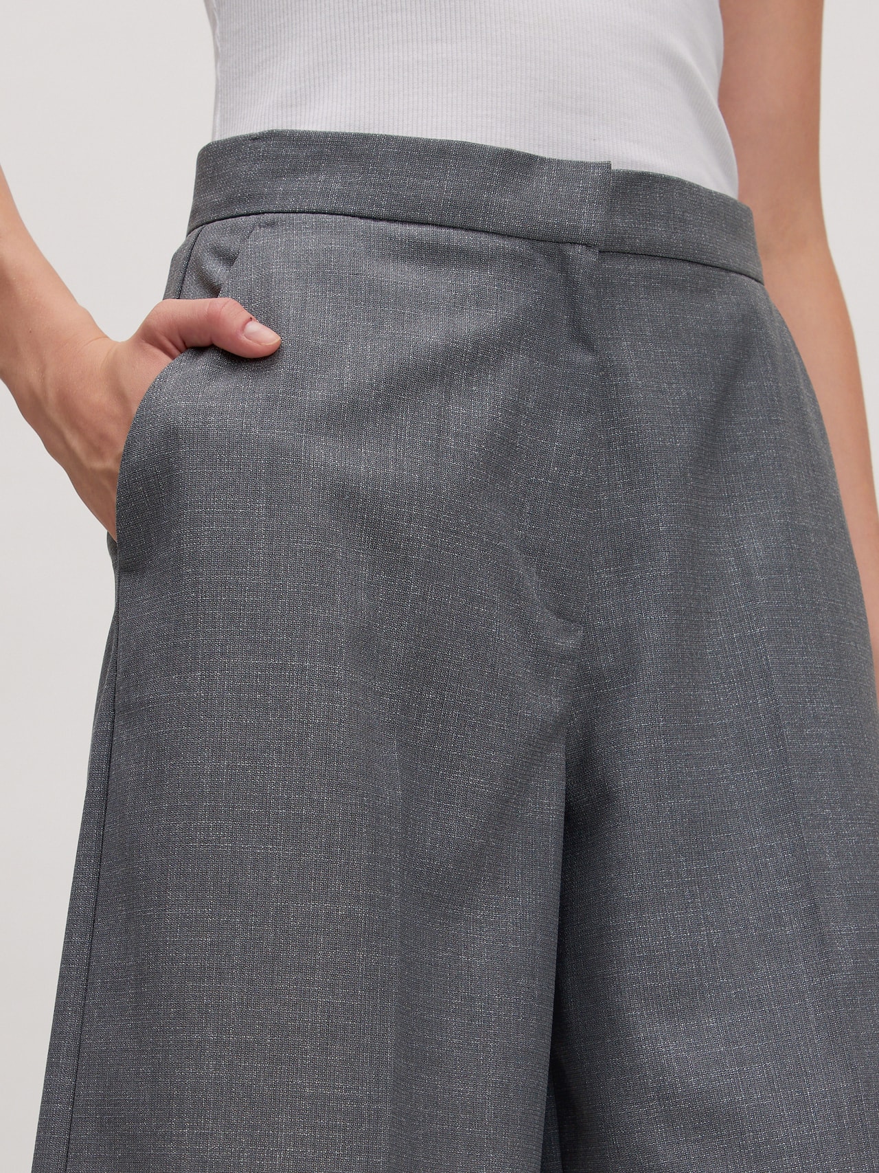 EDITED Broek 'Yessica' Grijs