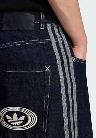 ADIDAS ORIGINALS Wide Leg Jeans in Blau