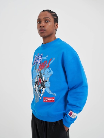 Sweat-shirt '1993 Dunk' AND1 en bleu : devant