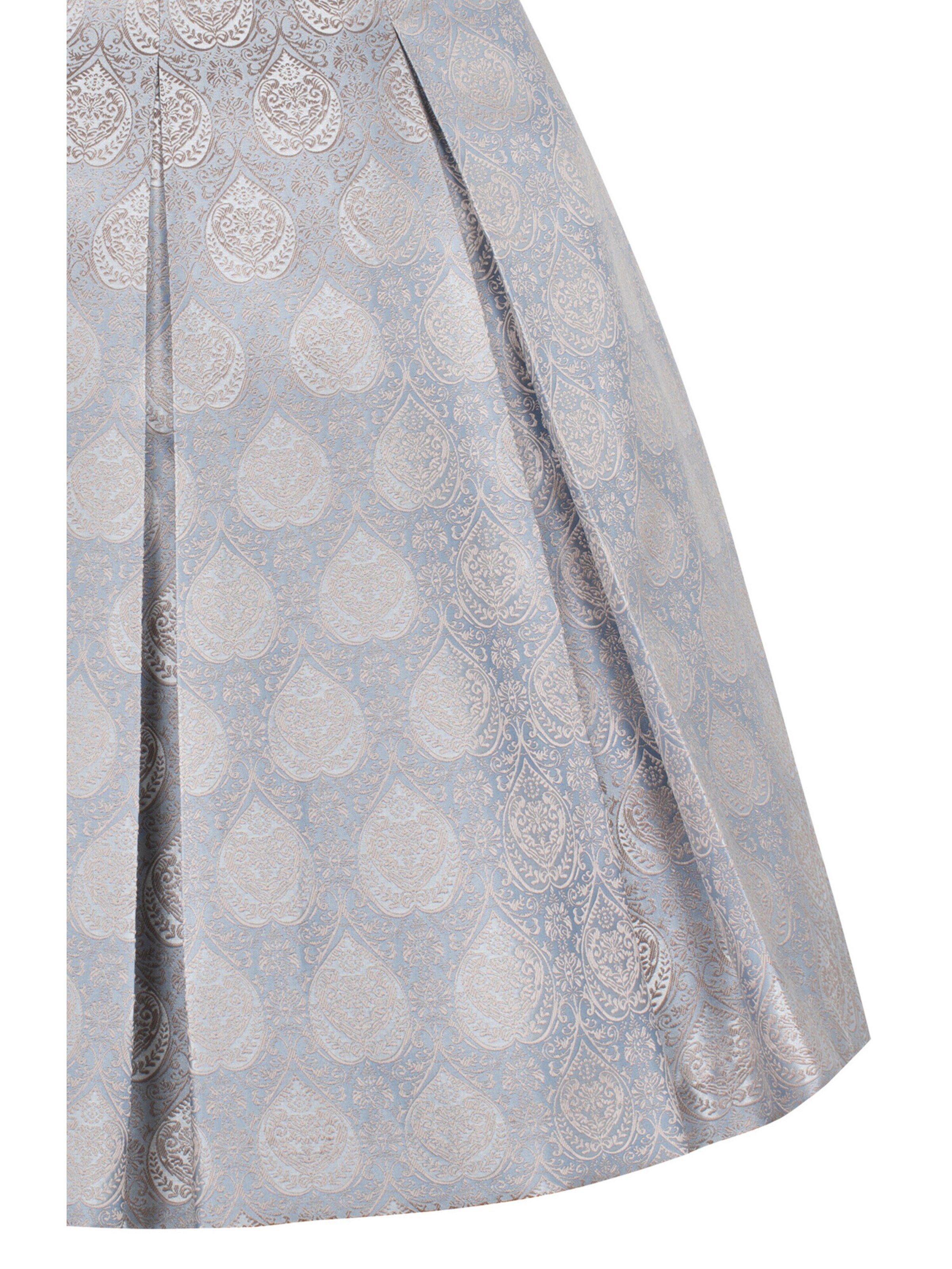 Trachtenhof Nübler Traditional Skirt 'Trachtenrock Perla' in Grey