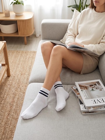 sockenkauf24 Athletic Socks in White