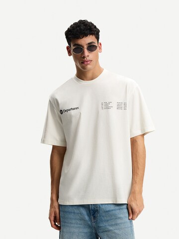 Bershka T-shirt i vit: framsida