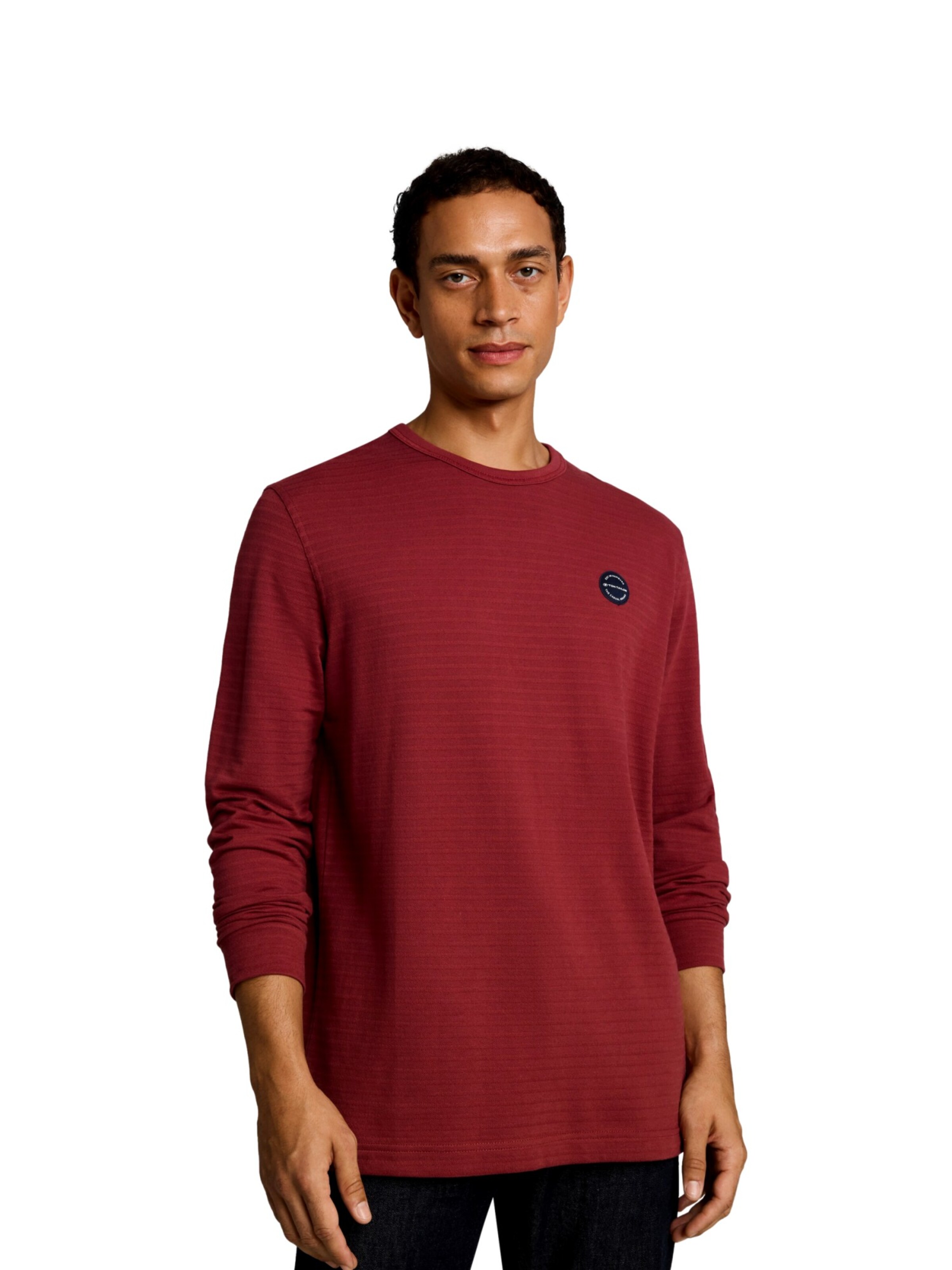 TOM TAILOR Shirt in Rood: voorkant