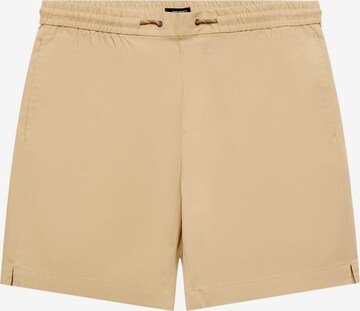 ESPRIT Loosefit Broek in Beige: voorkant