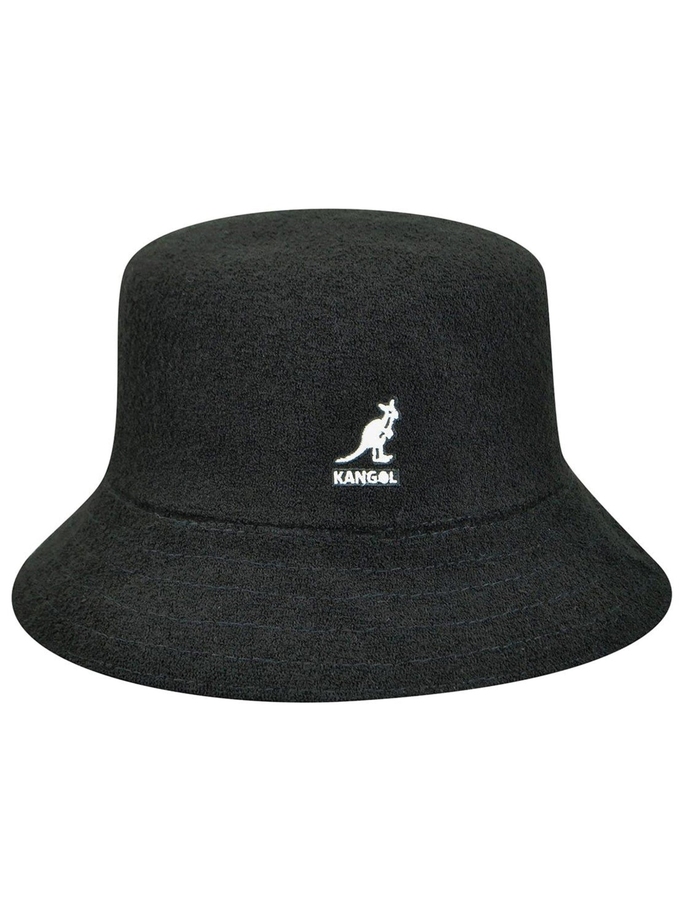 KANGOL Cap 'Bermuda Bucket' in Black: front