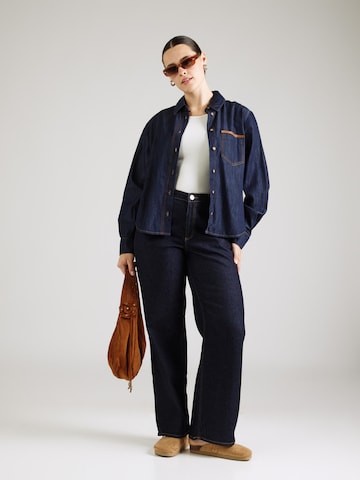 Chemisier 'FANFARA' Persona by Marina Rinaldi en bleu