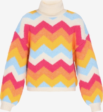 IZIA Neulepaita värissä minttu / oranssi / vaaleanpunainen / offwhite, Tuotenäkymä