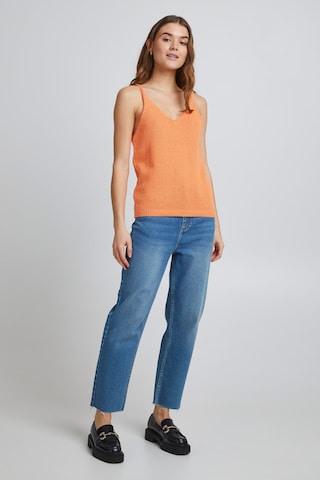 b.young Knitted Top 'Nelo' in Orange
