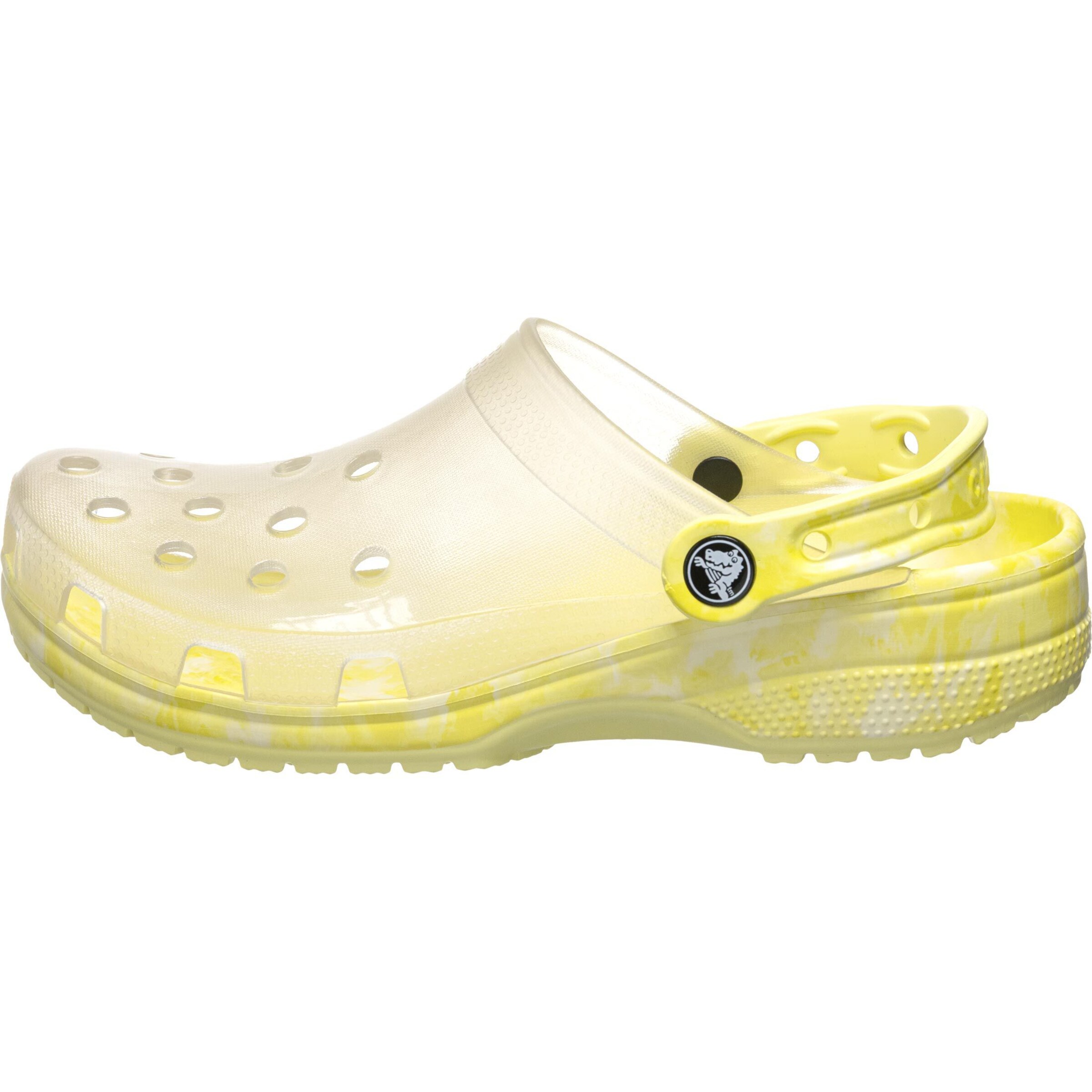 Crocs Clogs in Gelb: Vorderseite