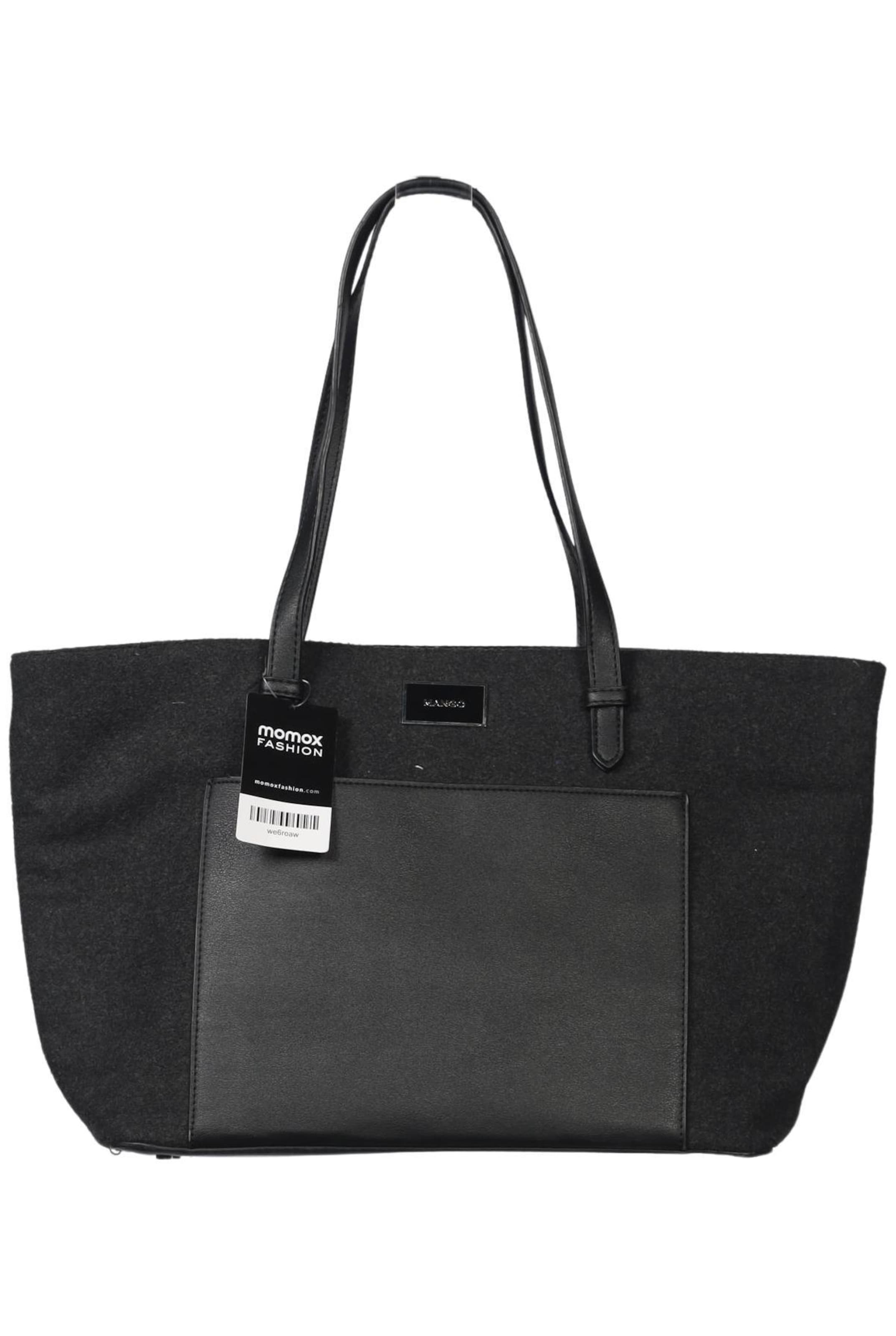 MANGO Handtasche gross One Size in Schwarz: Vorderseite