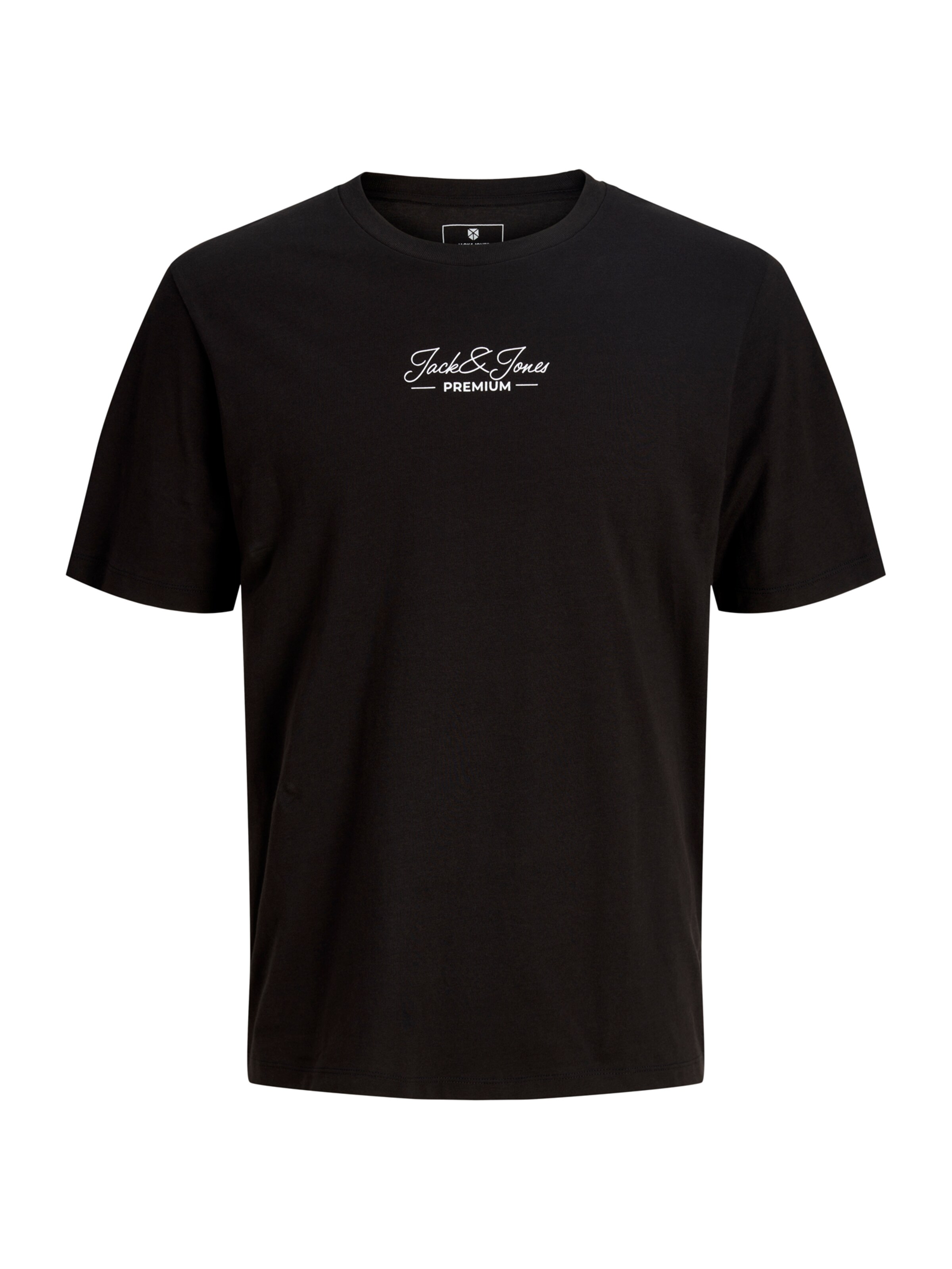Jack & Jones Plus - Camiseta 'JPRBLALUCAS' en negro: frente