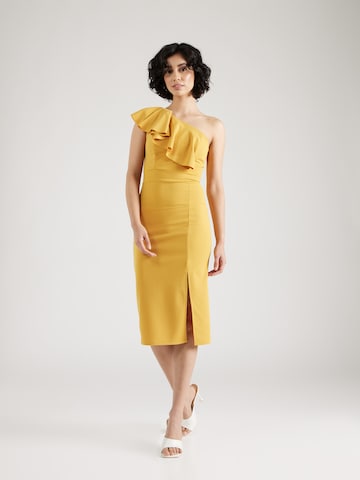 WAL G. Cocktail Dress 'ANDY' in Orange: front