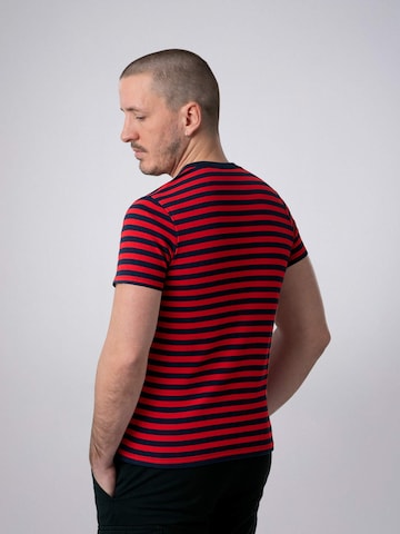 PANTONECLO Shirt 'Pantoneclo Men’s Crew Neck Short Sleeve T-Shirt'‌ in Rot