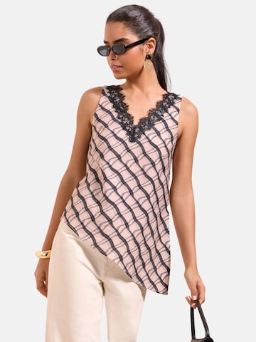 Friends Like These Bluse i beige: forside