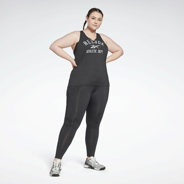 Reebok Skinny Spodnie sportowe w kolorze czarny