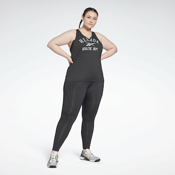 Reebok Skinny Sportbroek in Zwart