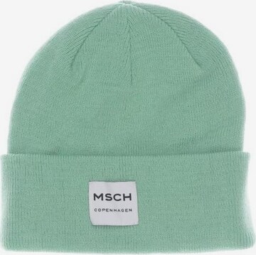 MSCH COPENHAGEN Hut oder Mütze One Size in Grün: predná strana