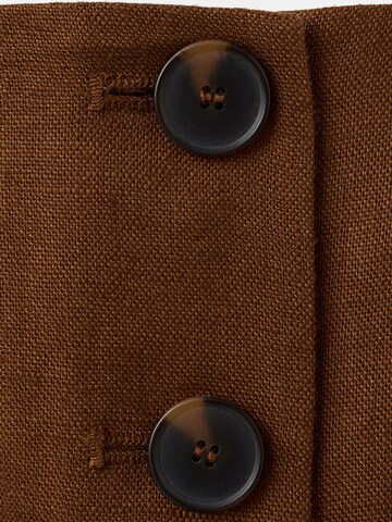 MANGO Suit vest 'BORELI' in Brown