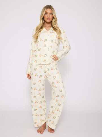 Loungeable Pajama in Beige: front