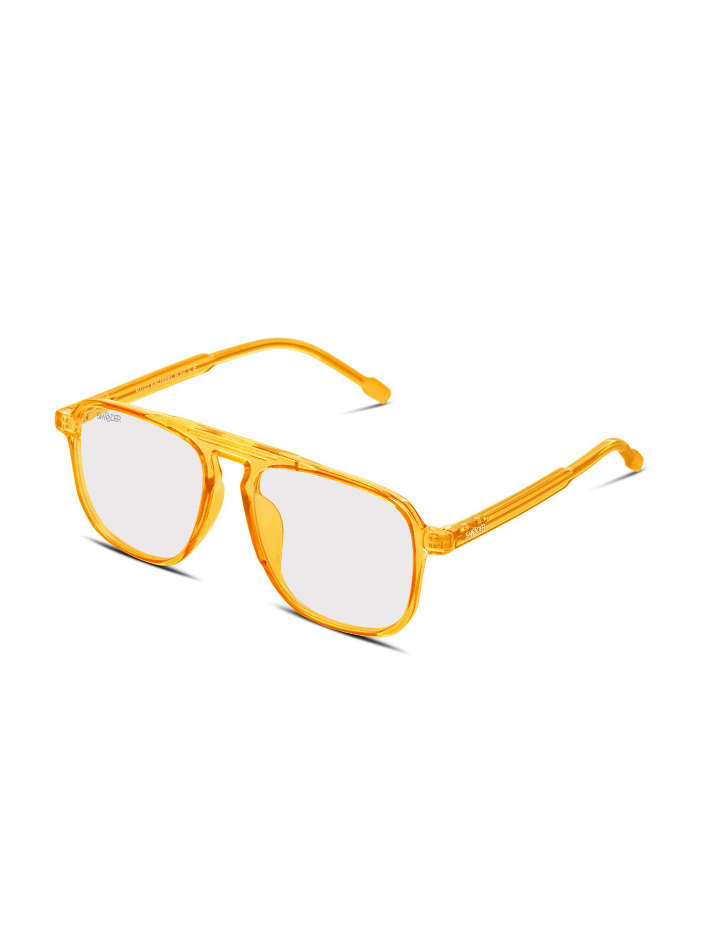 Smooder Brillen 'Kalispel Blue Light'‌‌‌‌ in Orange: Vorderseite