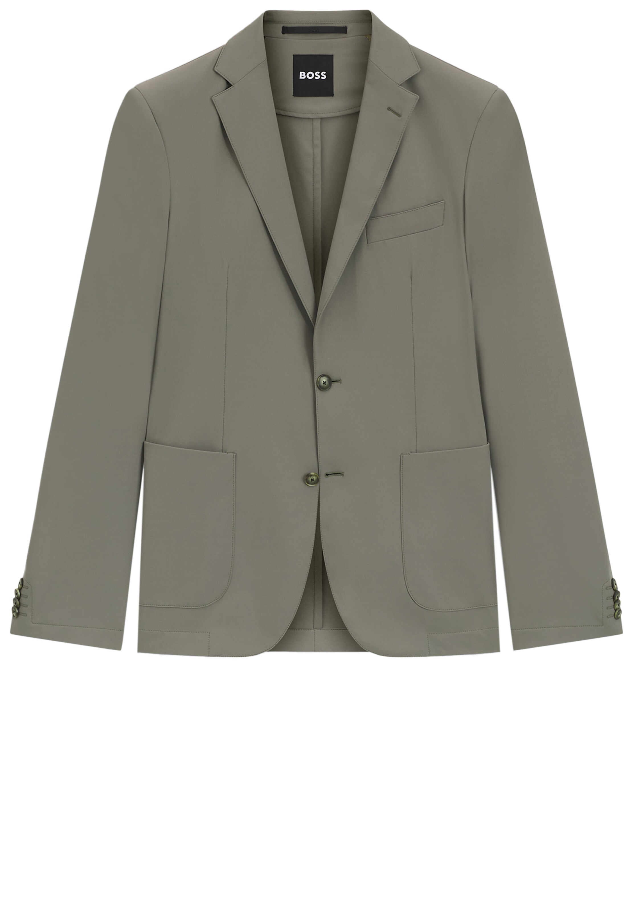 BOSS Slim Fit Sakkos in Grün: Vorderseite